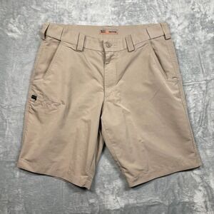 5.11 Tactical Shorts Mens Khaki Tan Ripstop Polyester Utility Cargo Outdoor 34